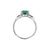 Nurja Three Stone Heart Ring 2022-159