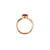 Petra Solitaire Ring - Red Oval 2022-236