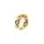 Nikito Buckle 18k Yellow Gold Ring AU151
