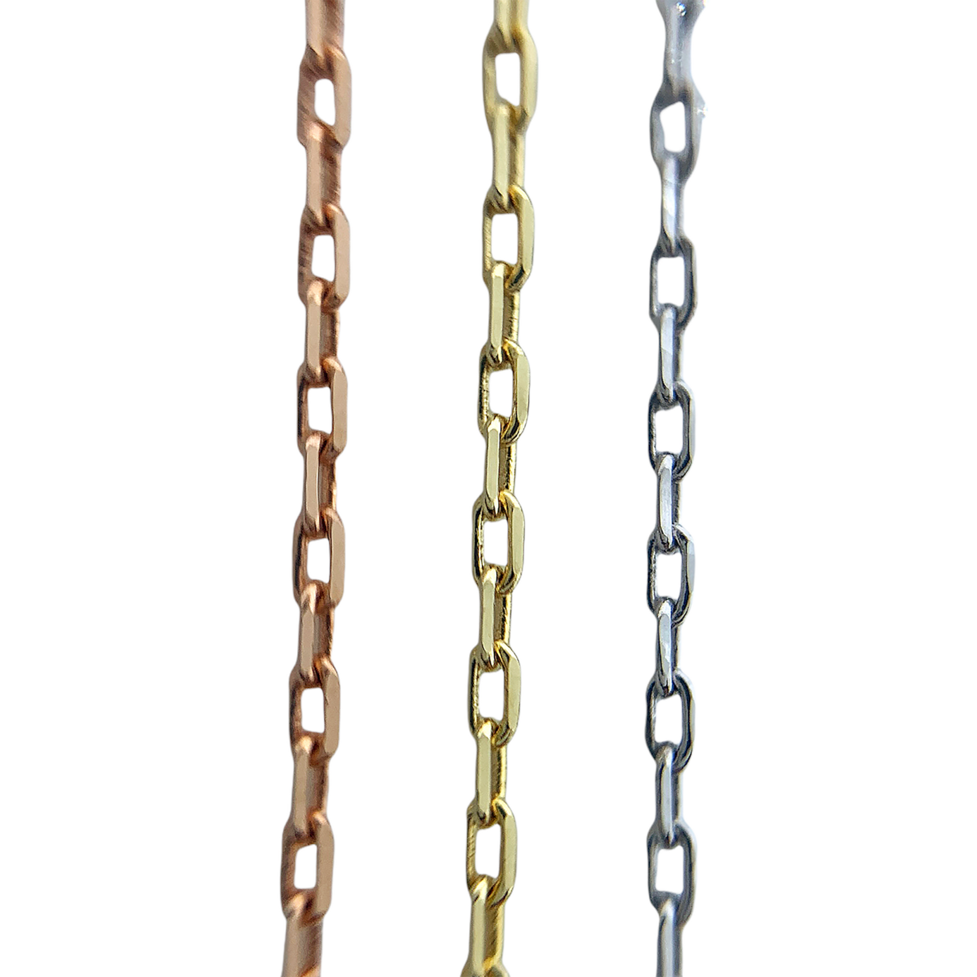 Ovaro Rolo Chains 14k / 18k Gold 1MM / 1.3MM / 2.6MM W230