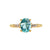 Ciarney Three Stone Ring - Electric Blue Oval 2020-189