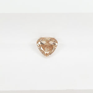 Fancy Yellow Brown Diamond Heart 1.64CT GIA G018
