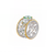 Jaslie Floral Gemstone Ring - Green Emerald 2022-073