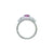 Keroyale Full Diamonds Gemstone Ring - Pink Round W209