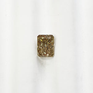 1.35CT GIA Diamond Radiant Fancy Dark Brown Greenish Yellow M470