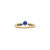 Autium Uno Vinto Solitaire Engagement Ring - Blue Round A006