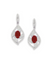Emilie Gala Earrings - Red Oval W106
