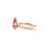 Yurina Hidden Halo Solitaire Ring - Pink Pear W133