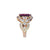 Wintaz Semi Halo Gemstone Ring - Pink Long Cushion 2021-221