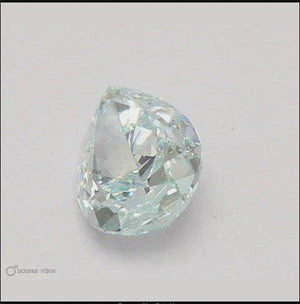 Light Blue Diamond Pear 0.41CT GIA M594