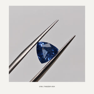 G765 BLUE SAPPHIRE TRILLION 1.735CT