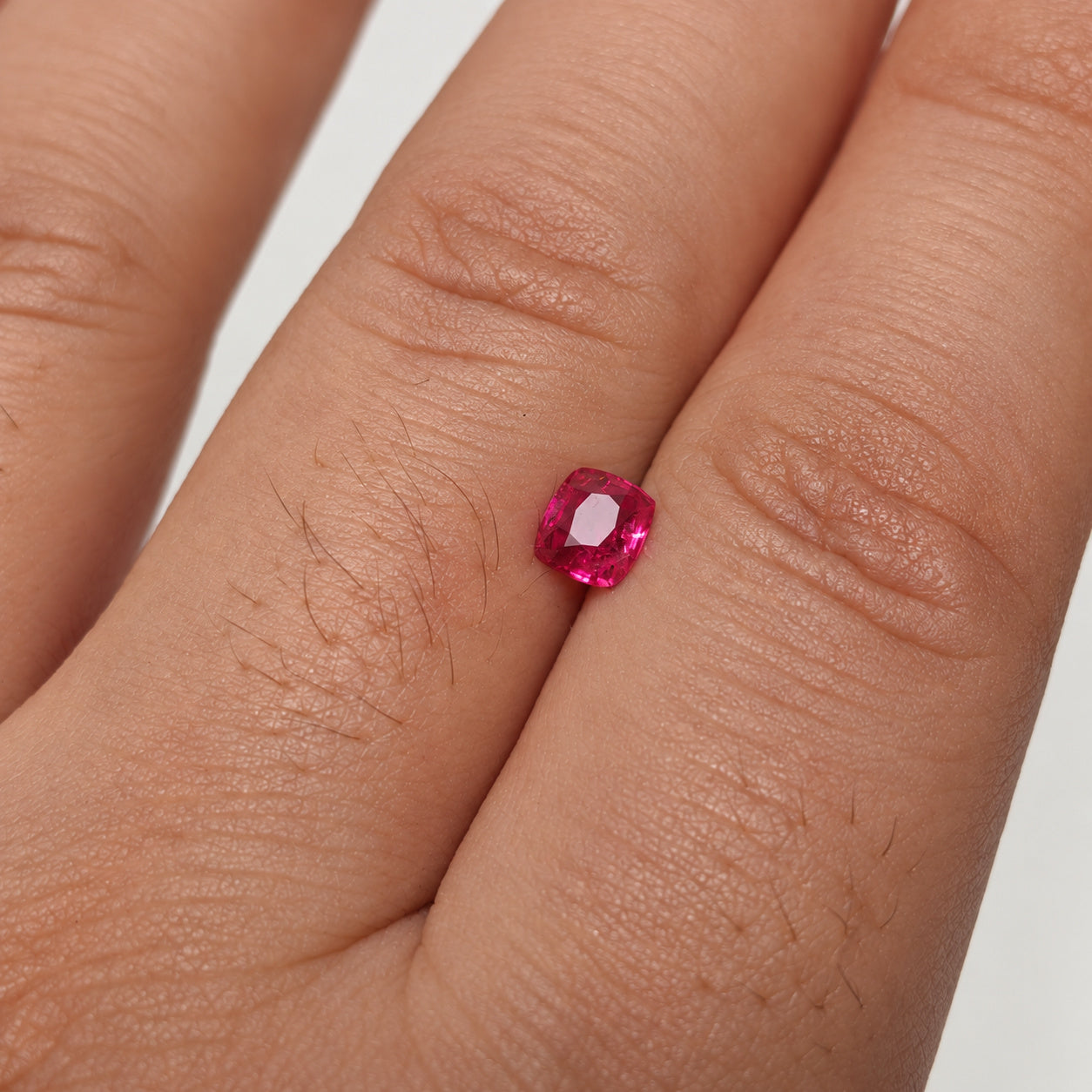G758 UNHEATED RUBY CUSHION 0.67CT