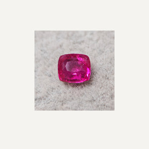 G758 UNHEATED RUBY CUSHION 0.67CT