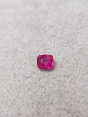 G758 UNHEATED RUBY CUSHION 0.67CT