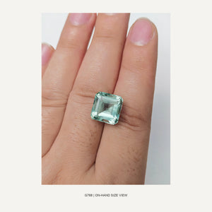 G768 FLUORITE EMERALD CUT 14.05CT - 04-G768-ON-HAND
