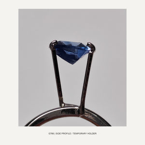 G766 BLUE SAPPHIRE TRILLION 1.395CT - 05-G766-SIDE-PROFILE