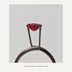 G767 UNHEATED RUBY OVAL 1.55CT - 05-G767-SIDE-PROFILE
