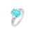 Tiara 3 Stone Ring - Paraiba Long Cushion 2023-043