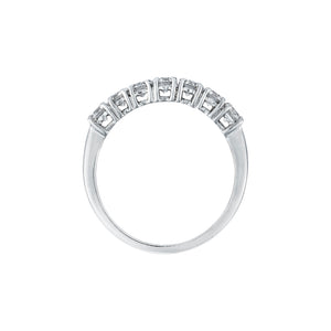 Azure Half Eternity Ring - Diamond Round 2023-045