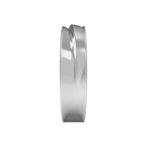 Kerin Slanted Intersecting Wedding Band 2023-051