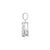 Muno Solitaire Pendant - Diamond Pear 2023-062