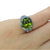 2024-064 MAUSSIN GEMSTONE RING - GREEN OVAL