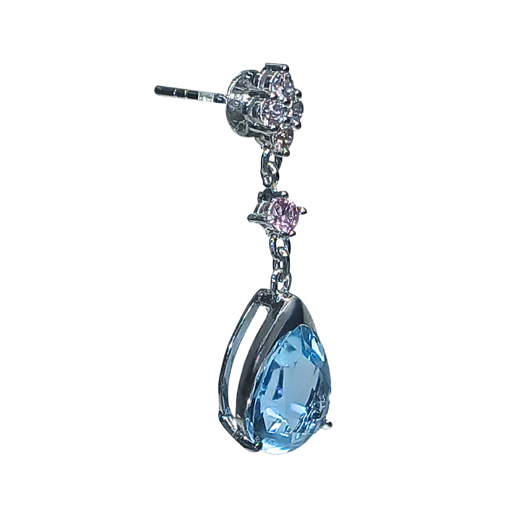 2025-011 MARIAN DOSH TWO STONE DANGLING EAR STUD