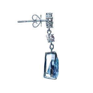 2025-011 MARIAN DOSH TWO STONE DANGLING EAR STUD