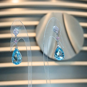 2025-011 MARIAN DOSH TWO STONE DANGLING EAR STUD