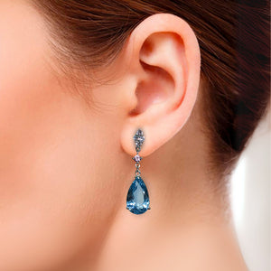 2025-011 MARIAN DOSH TWO STONE DANGLING EAR STUD