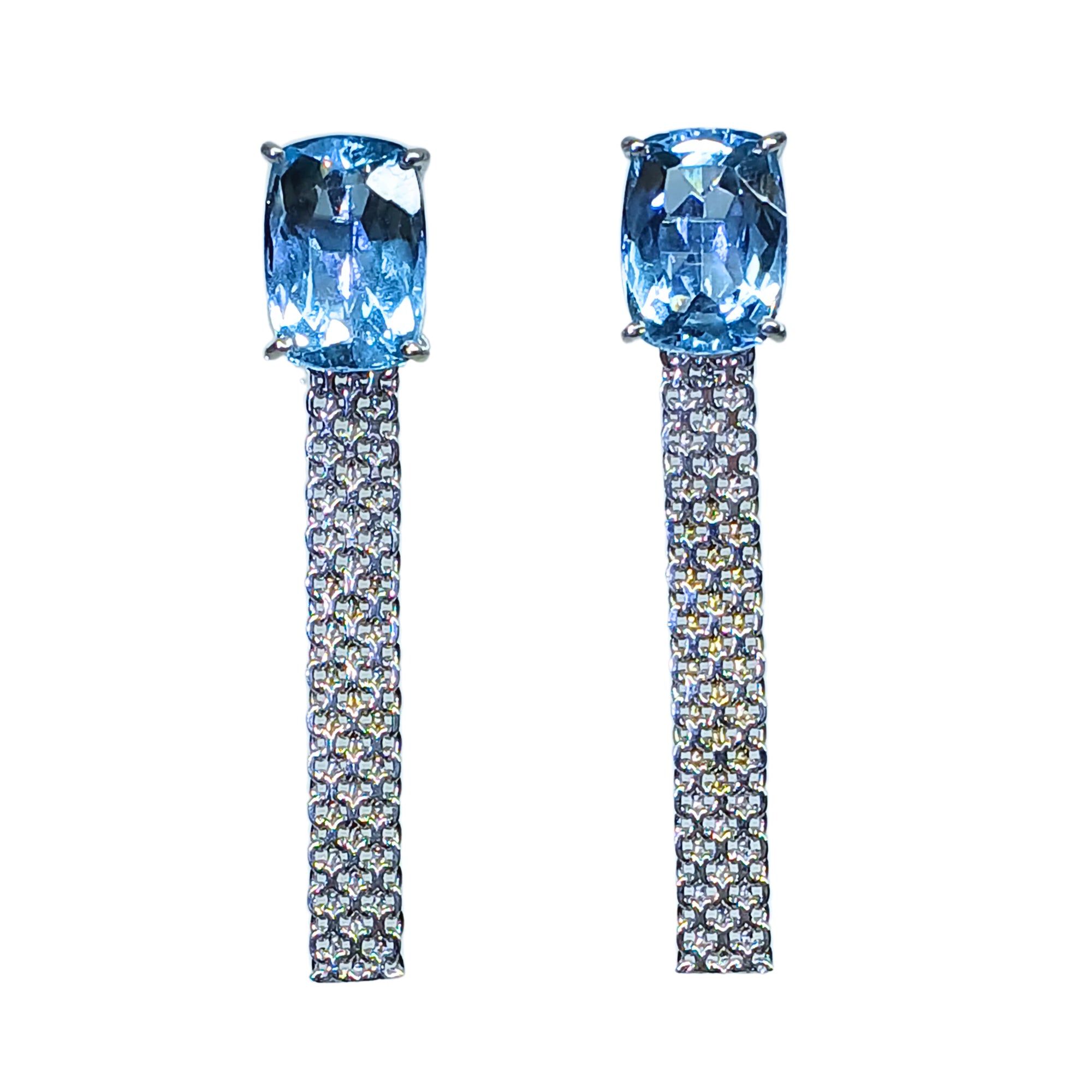 2025-011 MESH CHAIN DROP EARRINGS