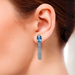 2025-011 MESH CHAIN DROP EARRINGS