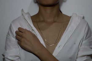 Square Snake 925 Sterling Silver Chains AG568 AG569