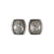 Silver Niello Kanok Barrel Earrings AG577