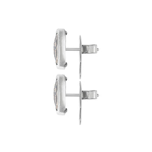Silver Niello Kanok Cushion Earrings AG578