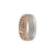 Mokume Gane Thick Rounded Band AG584