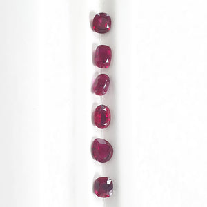 Unheated Burmese Mong Hsu Ruby Group 1 - 1.08CT G160 G161 G162