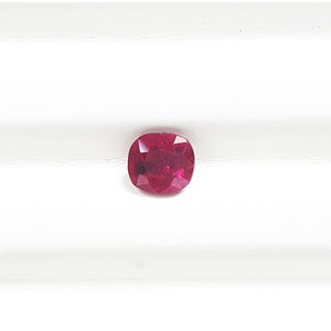 Unheated Pigeon Blood Red Burmese Mong Hsu Ruby SQ 1.56CT G168