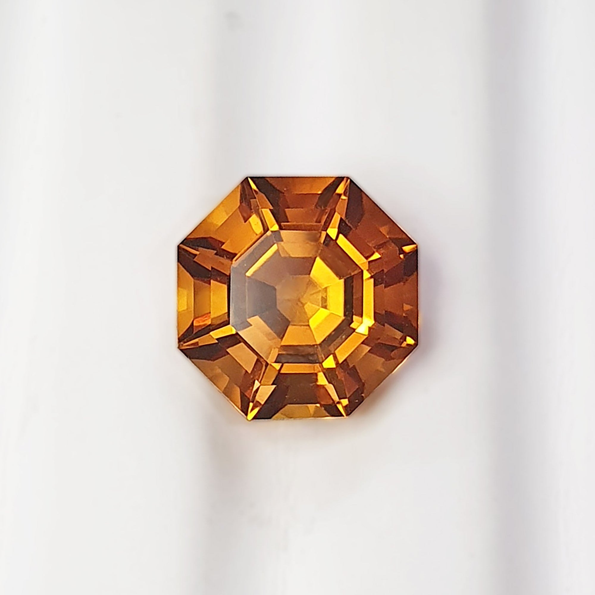 Custom Madeira Citrine 8 Sided Octagonal XXXCT G216-1