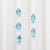 G737 PARAIBA TOURMALINE OVAL PEAR 0.6-0.7CT