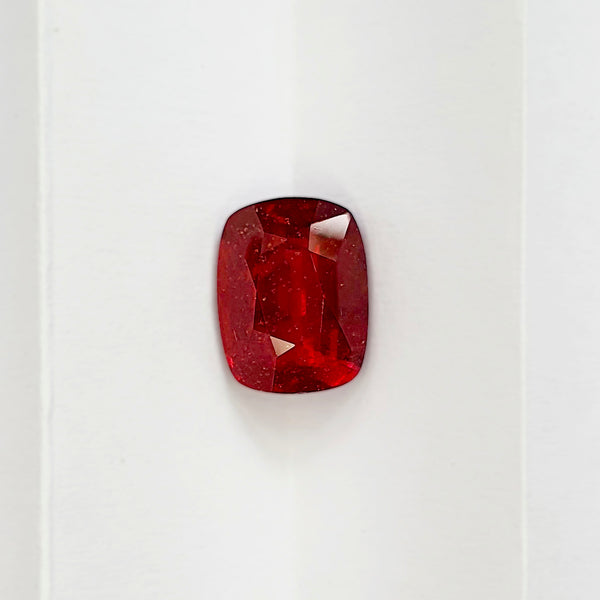 Ruby Long Unheated Ruby Long Cushion GIA Certified 6.34CT G374 - Autium Jewels