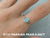 G737 PARAIBA TOURMALINE OVAL PEAR 0.6-0.7CT