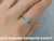 G738  PARAIBA TOURMALINE SOLITAIRE MARQUISE , MOZAMBIQUE, BLUE GEMSTONES