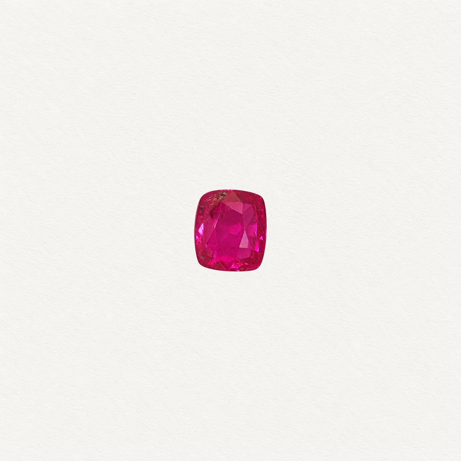 G758 UNHEATED RUBY CUSHION 0.67CT