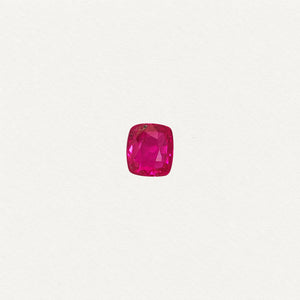 G758 UNHEATED RUBY CUSHION 0.67CT