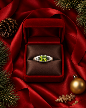 Focus Gemstone Ring- 2CT Peridot AG-G033