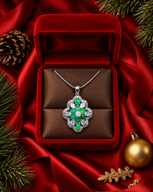 Jade Flower Pendant AG792
