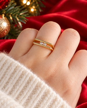 Levey Diamonds Channel Setting Ring AU275-G191