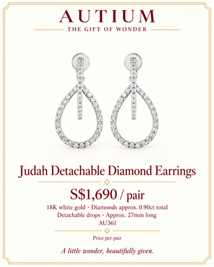 Judah Detachable Drop Down Earrings 2019-142 AU361