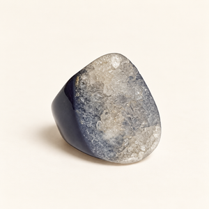 White Agate Ring G560